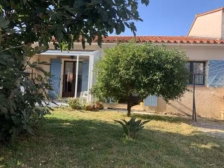 villa plain-pied t4 avec garage et jardin