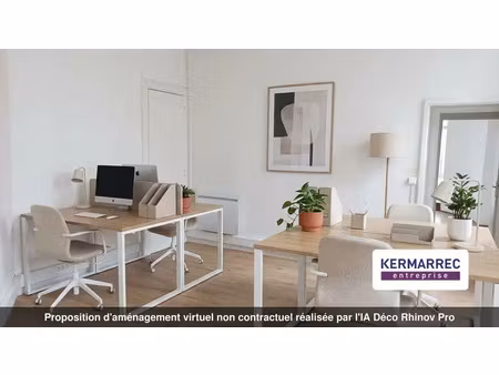 nantes centre- rdc env. 82m²  à vendre  très belle visibilit?