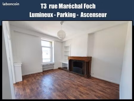 très beau t3 rue foch