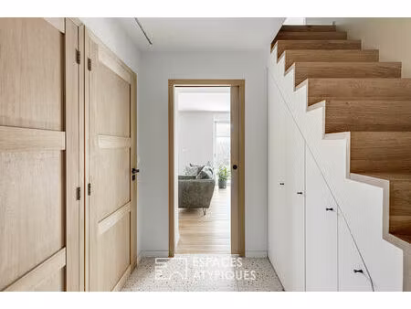 maison de ville contemporaine au coeur du quartier champs de courses