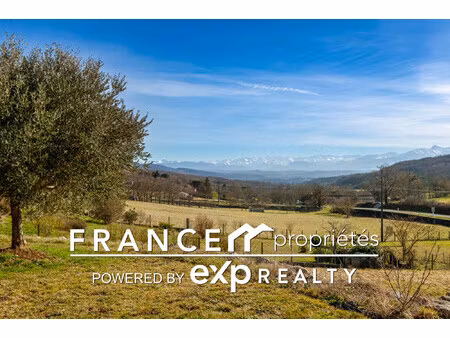 maisin 160 m2 - terrain 7350 m2 face aux pyrénées