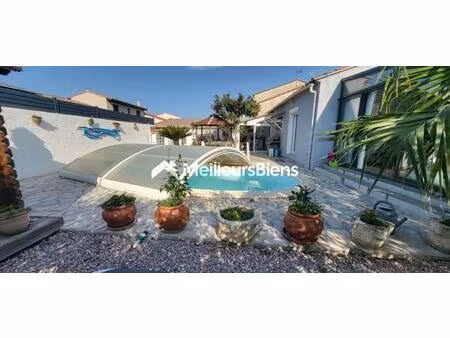 toulouges villa plain pied  piscine et garage (viager occupé)