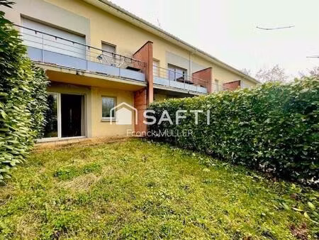 charmant t2 avec jardin