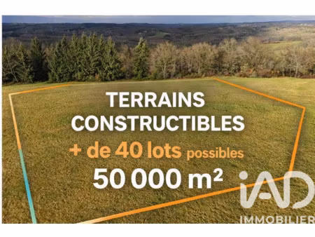 vente terrain à bâtir 50 000 m²