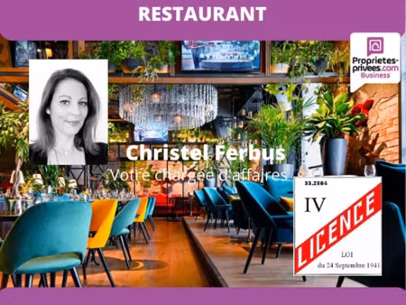 93150 le blanc mesnil- bar restaurant licence iv -32 couverts - extraction