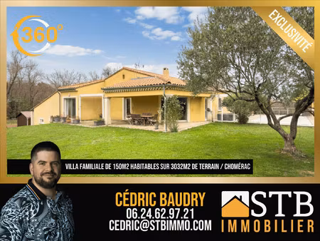 achat maison 6 pièces 150m² chomerac 07210