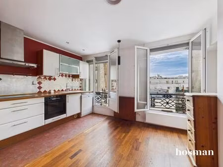 appartement 3 pièces de 40 m² - calme - lumineux - vue dégagée - avenue d'italie