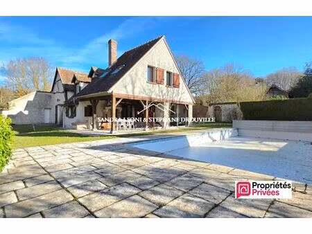 auneau - ablis - magnifique longere de 195 m² - 7 pieces - avec piscine