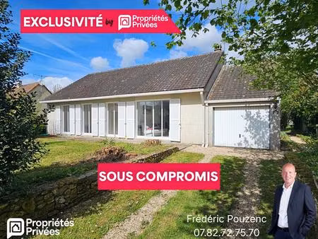 houdan 8 mn / proche gambais / maison plain-pied 3/4 chambres