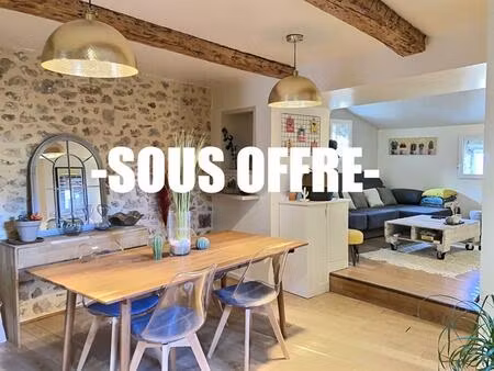 sainte anastasie maison de village 4 pièce(s) 97 15 m2 avec terrasse 3 chambres