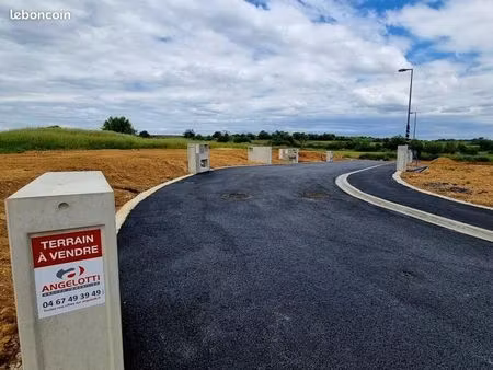 annonce vente terrain terrain de 325m2 à thézan-lès-béziers (34490) - paruvendu.fr ref 992