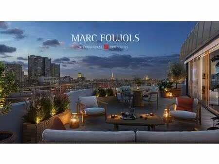 paris 13ème - studio neuf haut de gamme  avec terrasse et vue panoramique