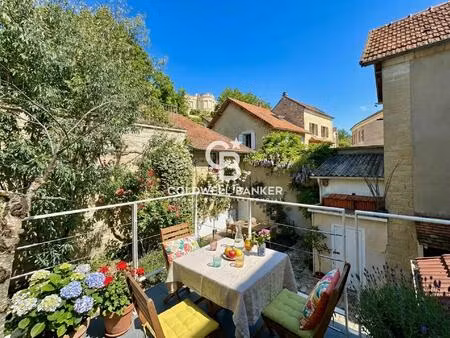 vente authentique maison en pierre avec cour paysagée et vue panoramique - 78600 - le...