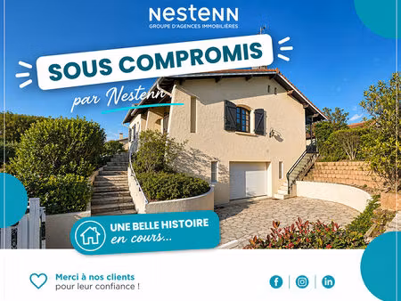 maison 5 pièces de 157m² sur un terrain arboré de 580m² avec sous-sol à vendre en exclusiv
