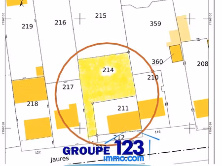 vente terrain 560 m² à migennes (89400)  27 900 €