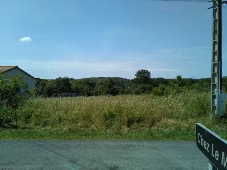 vente terrain 1500 m² à orignolles (17210)  25 000 €