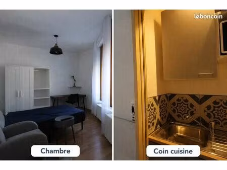 studio meublé 18 m² – maison avec jardin – tout compris – quartier calme