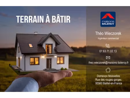 vente terrain 570 m² à aubergenville (78410)  187 000 €