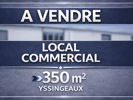 vente locaux professionnels 350 m² à yssingeaux (43200)  210 000 €