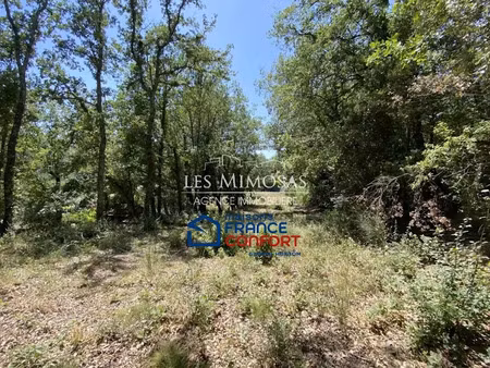 vente terrain 2927 m² à bagnols-en-forêt (83600)  297 000 €