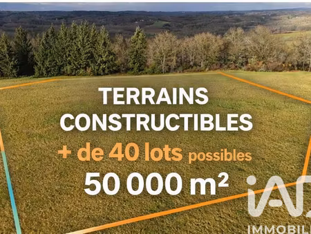 vente terrain 50000 m² à nontron (24300)  523 000 €