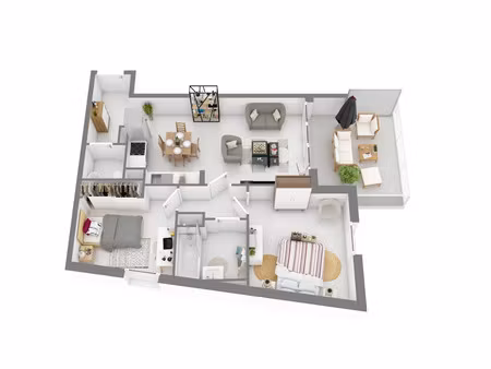 location appartement 3 pièces 61 m² à nice (06000)  1 009 €