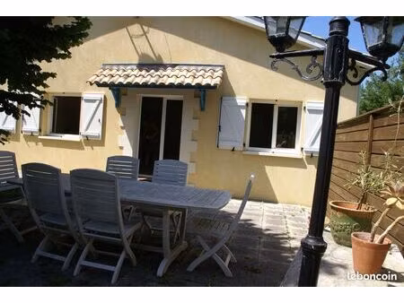 location meublée t3 + jardin + parking privé