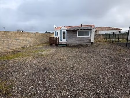 location mobil home sur terrain privé 300m2