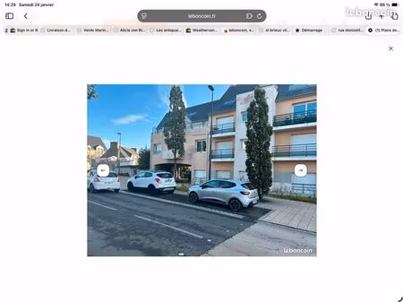 place à plérin plein centre   résidence de qualité et securise   place de parking à louer 