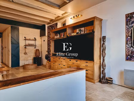 à vendre - maison de ville en pierre avec jardin - chateauneuf - 5 pieces - 196 m2