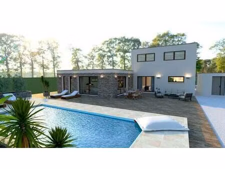 terrain avec maison neuve à vendre