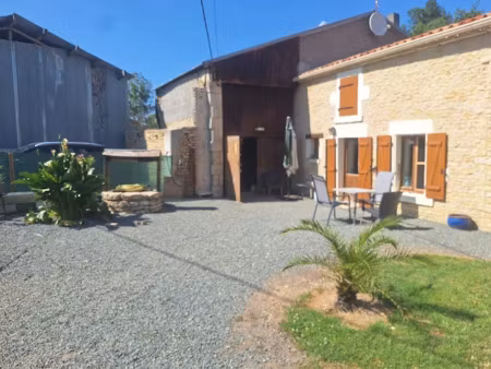 vente maison 3 pièces 106 m² à bouillé-courdault (85420)  173 000 €