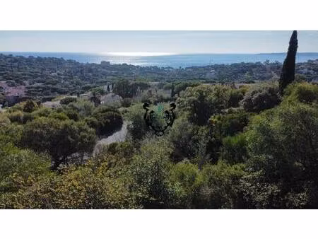 terrain vue mer constructible aux issambres