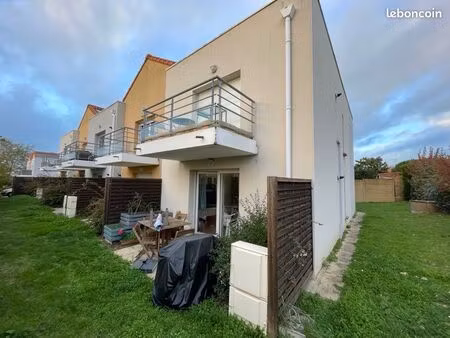 t2 avec jardin & parking – quartier l’autre usine  cholet