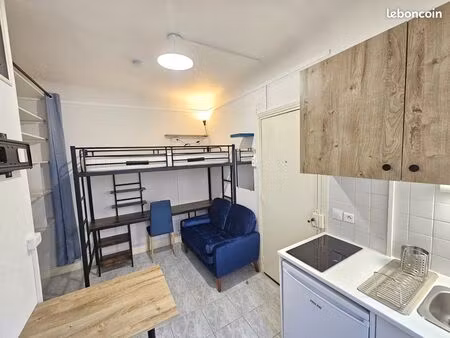 location studio – 11m² – croisement ordener-championnet 75018 paris