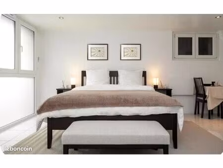 studio meublé – bail mobilité – 15 min cdg – calme absolu