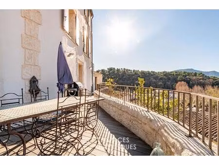 maison de village rénovée avec terrasse panoramique et studio indépendant