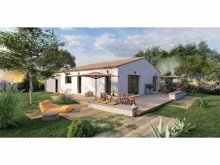 terrain avec maison neuve à vendre