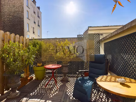 3 pieces - terrasse plein sud - proche centre