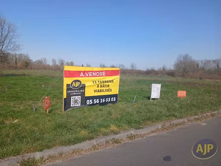 vente terrain 1200 m² à saint-genès-de-blaye (33390)  65 000 €