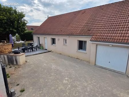 ? maison plain-pied 5 pièces – 105 m² – terrain 700 m² – demigny