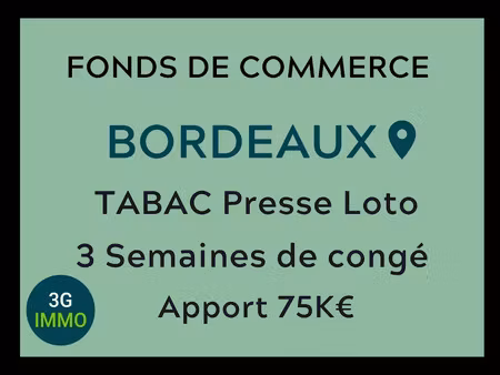 vente locaux professionnels à bordeaux (33000)  267 000 €