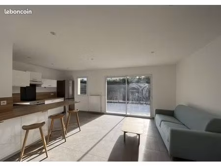 maison - 62m² - 2 chambres - jardin