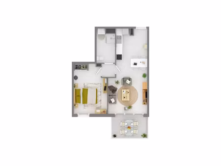 location appartement 2 pièces 47 m² à nice (06000)  842 €