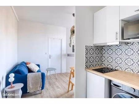 à louer – t2 meublé lumineux – 27 m² – centre-ville du bourget