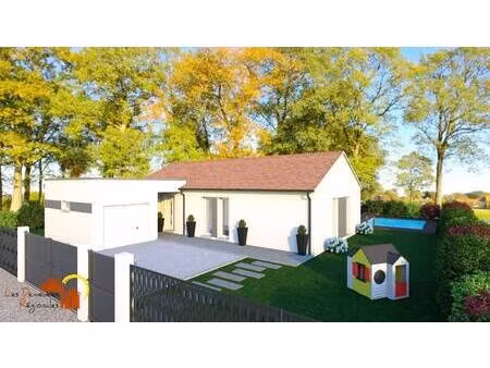 terrain avec maison neuve à vendre