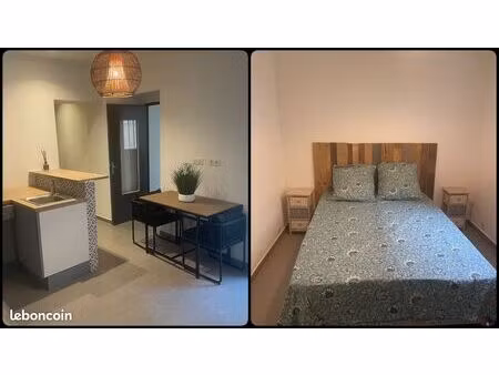 studio meublé de 30 m² en hypercentre de l'isle-sur-la-sorgue
