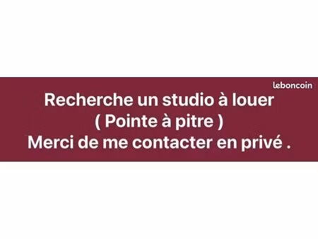 recherche studio meublé ou non