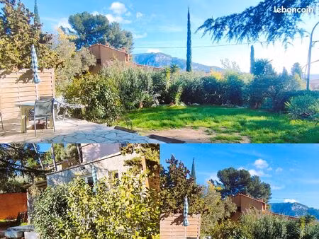 maisonnette meublée avec terrasse et vue mer