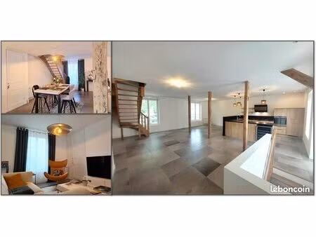 maison de charme rénovée – hyper centre de la ferté-bernard – 115 m² – jardin